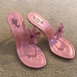 Pink sandals